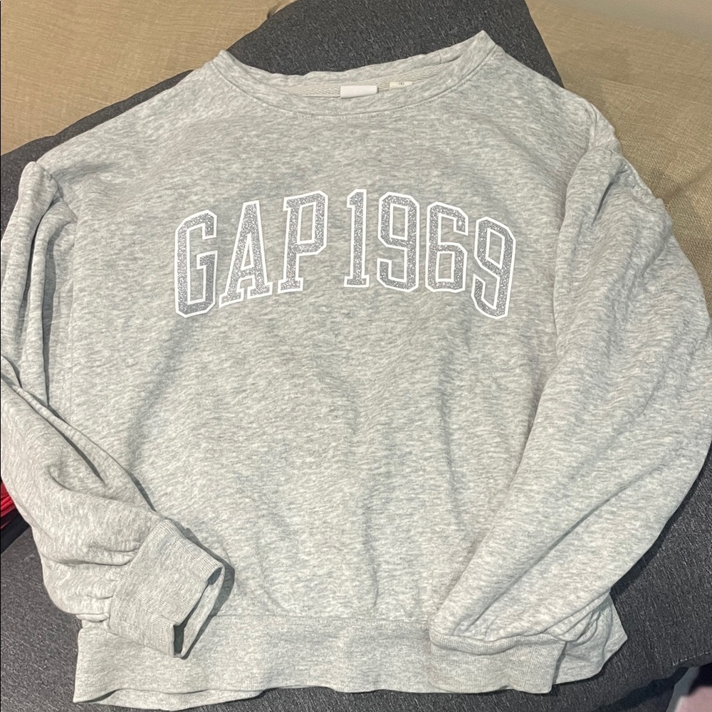 GAP Light Gray 1969 Logo Sweatshirt